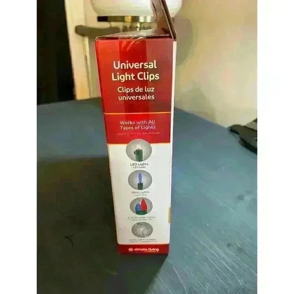 Universal Light Clips Simple Living Solutions 100 Clips - Picture 4 of 4